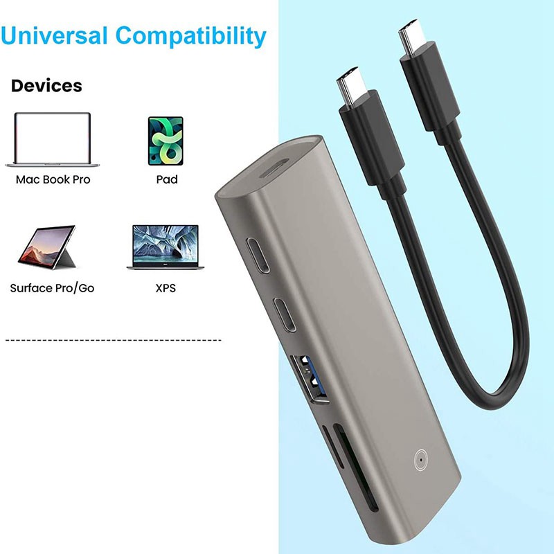 Bộ Chuyển Đổi Usb 3.1 Gen 2 Hub Với Cổng Usb 3.0 Cho Macbook, Surface Pro, Usb C | BigBuy360 - bigbuy360.vn