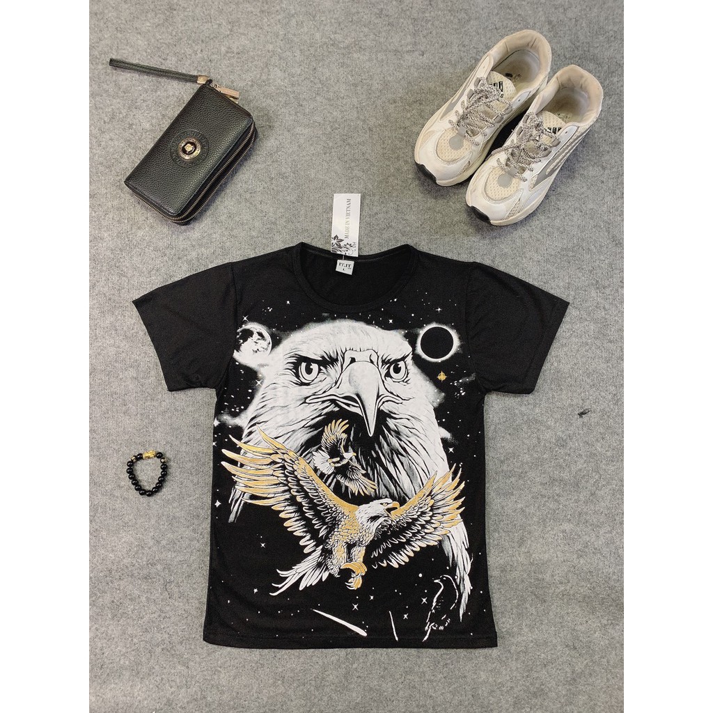 Áo Phông Nam In Hình 3D Đại Bàng Chất Thun Mát Mẻ - AP01 -Shop VK_Clothes
