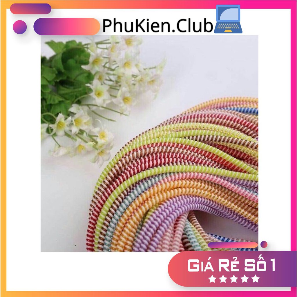 Dây Quấn Cáp Sạc - Tai Nghe - Đa Dạng Màu Sắc - Chống Rối - Chống Đứt