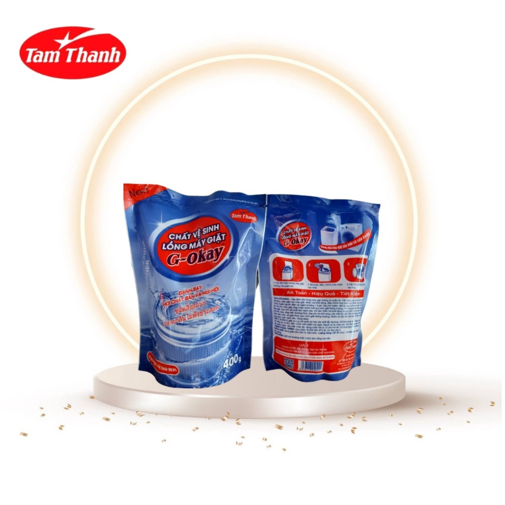 Bột tẩy vệ sinh máy giặt, tẩy sạch lồng giặt O KAY 400gr