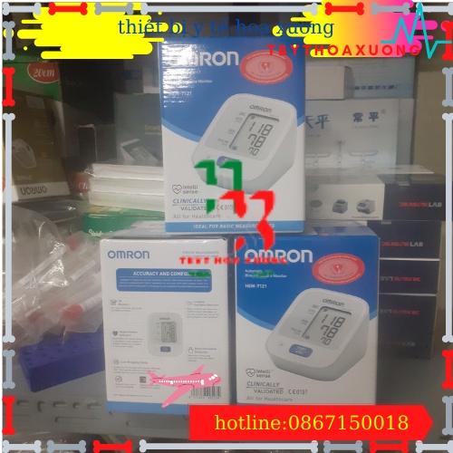 [Chính Hãng] Máy Đo Huyết Áp Điện Tử Bắp Tay Tự Động Omron HEM-7121