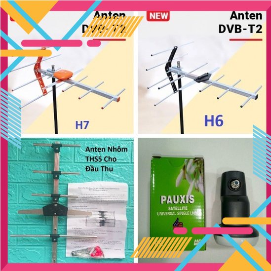 ANTEN H6, H7, THS5, PX-2100 CHO TRUYỀN HÌNH KTS DVB-T2 [HCM]