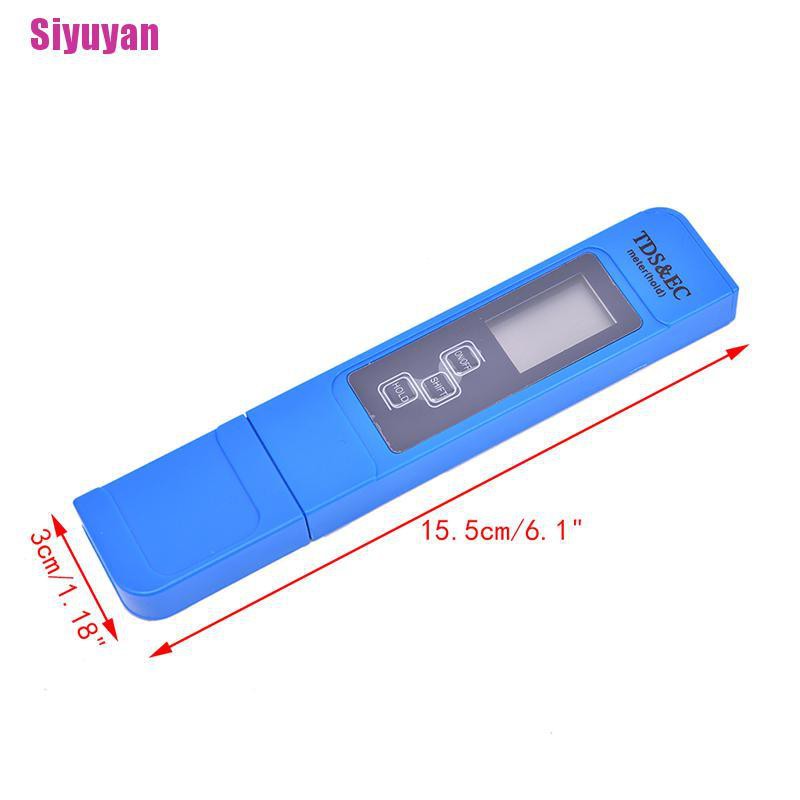 Máy Đo Độ Ph / Ph Kỹ Thuật Số Cầm Tay 3 Trong 1 Màn Hình Lcd Tds Ec