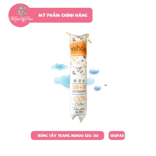 Bông tẩy trang Mihoo 120+30 Cotton Pad
