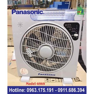 Quạt Sạc Điện Panasonic Model-6969