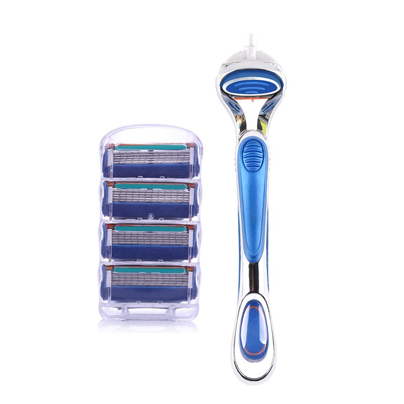 Cán dao cạo râu/4 đầu dao cạo râu/hộp đựng dao cạo Gillette Fusion