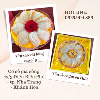 SET HỘP QUÀ TẶNG 100gr yến sào rút lông cao cấp. Yến sào rút lông giữ nguyên tổ tặng thố và đồ chưng