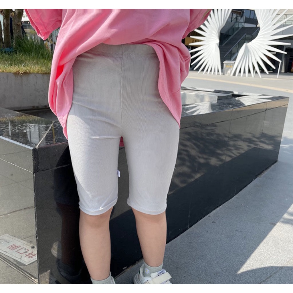 Quần Legging trơn cho bé gái Beemo, Chất liệu cotton tăm bozip co giãn 4 chiều B149