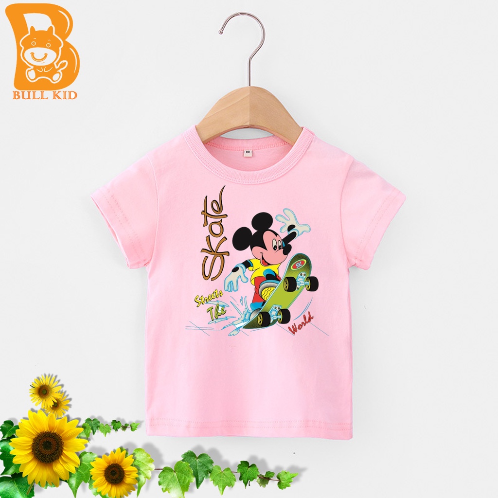 SIZE TO áo thun bé trai, bé gái in hình chuột STAKE (MẪU MỚI)