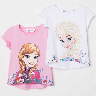COMBO 2 ÁO CỘC TAY H&M CÔNG CHÚA CHO BÉ GÁI