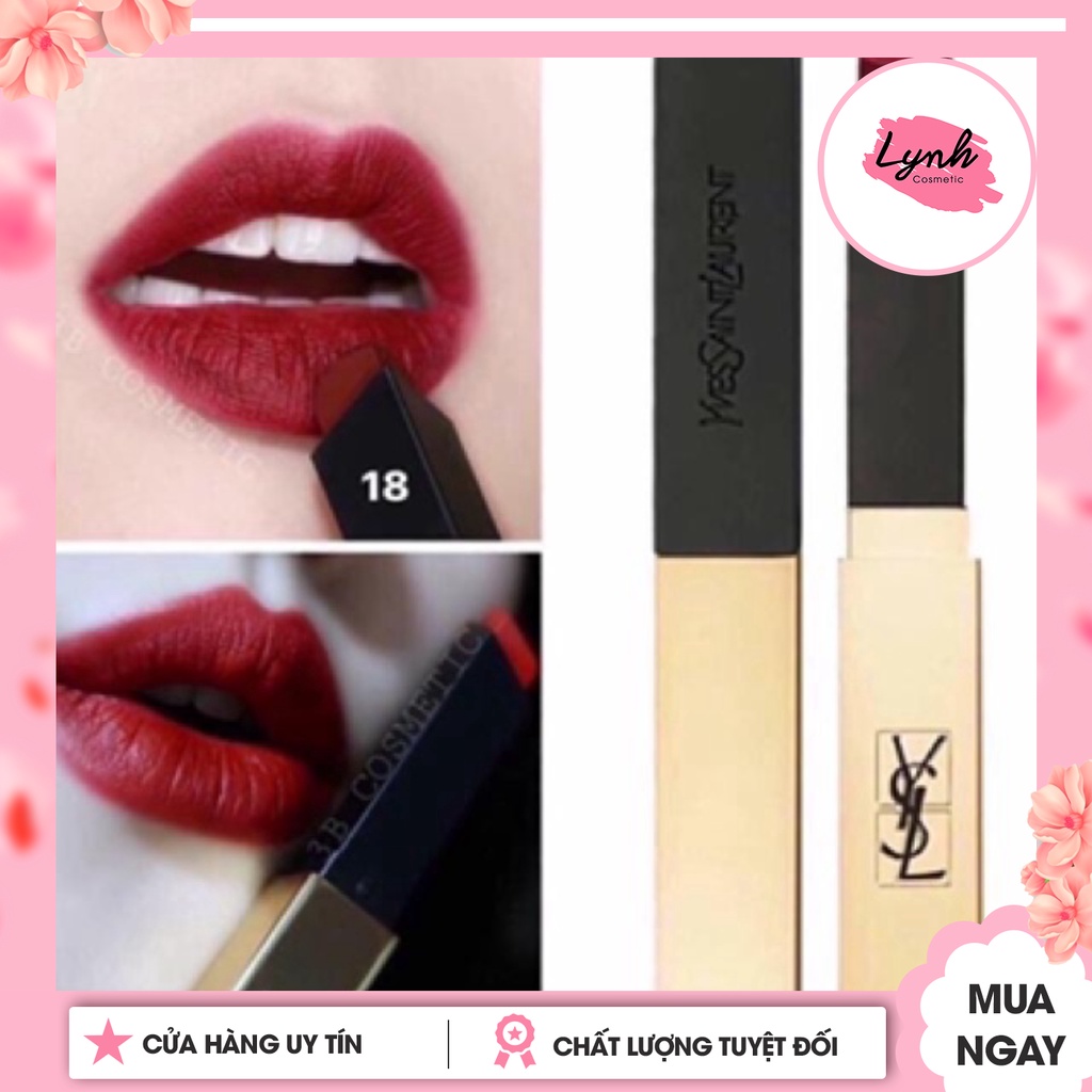 ✅ Son YSL Rouge Pur Couture The Slim. Màu 1.5.9.10.11.12.18.21