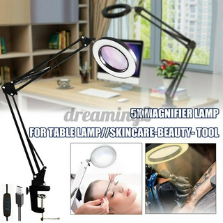 Kính Lúp Để Bàn Tích Hợp Đèn Led 3 Màu Kết Nối Usb 8x