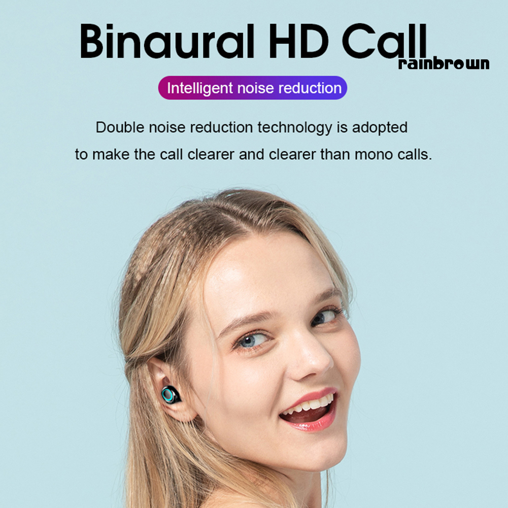 Bộ Tai Nghe Thể Thao Không Dây Bluetooth 5.0 Rej / S11 Tws Kèm Hộp Sạc