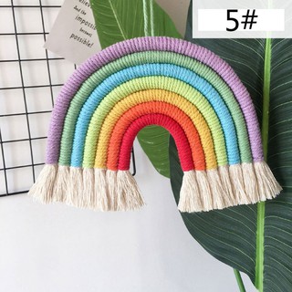 Thảm treo tường màu cầu vồng trang trí phòng cho bé