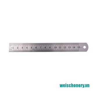 1 Thước Đo Bằng Kim Loại 15cm