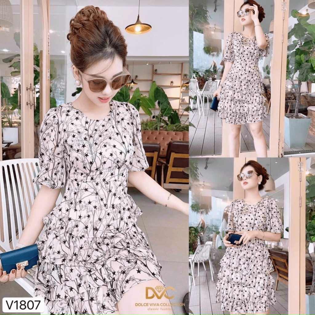 Đầm Lụa Kiểu Basic Đẹp Thùy Mị Sale 50% UP