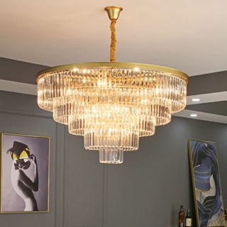 Đèn chùm ALVIN pha lê hiện đại trang trí nội thất sang trọng [ẢNH THẬT 100%]