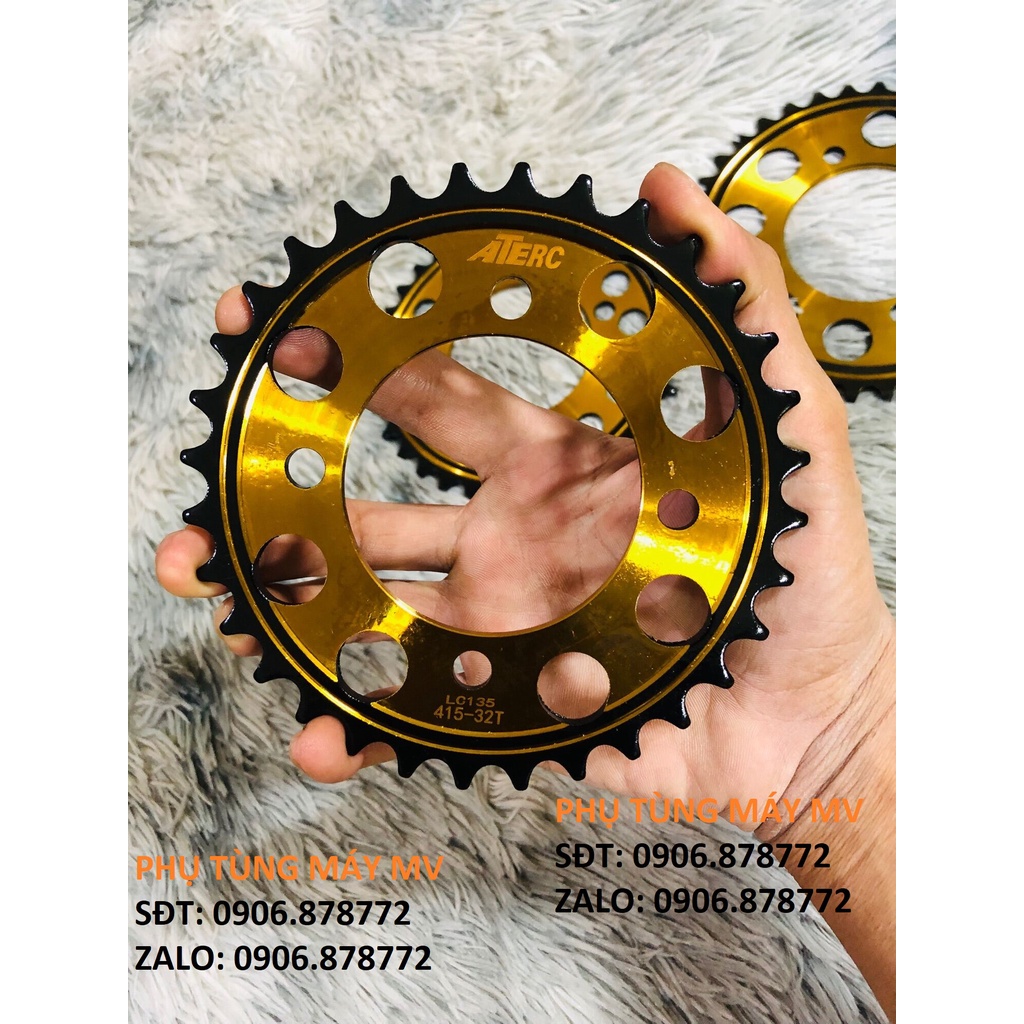 Dĩa ATE thép hợp kim size 26/27/28/29/30/31/32/33/34/35/36 dành cho Ex135. Wave Dream. Sử dụng sên 7li. Yêu Thích ❤️❤️❤️