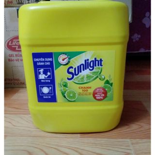 Nước rửa chén Sunlight can 9.5 kg
