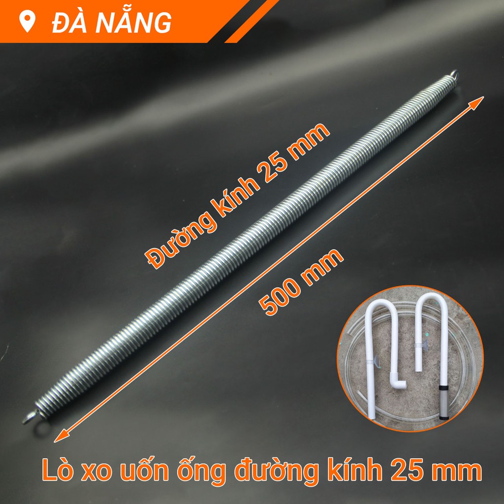 Lò xo uốn ống Φ25 uốn ống nhựa, ống inox, ống đồng,... mỏng