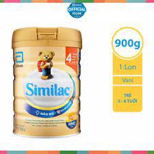 Sữa similac IQ Plus HMO số 4 hương vani 900g (2-6 TUỔI)