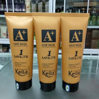Kem hấp phục hồi 1 phút Kella A+ Minute Hair Mask Premium 200ml