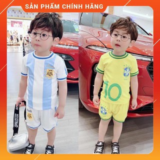 Bộ quần áo bóng đá cho bé từ 8-18kg