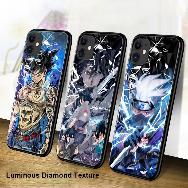 Ốp Điện Thoại Cứng Siêu Mỏng Dạ Quang In Hình Anime One Piece Cho Iphone 7 Plus Iphone 7 Iphone 8 Plus Iphone 8