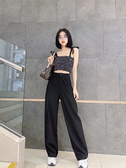 [VIDEO Áo 2 dây nhún ôm eo | BigBuy360 - bigbuy360.vn