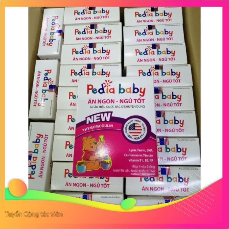 Siro Pediababy hỗ trợ tiêu hóa cho bé ăn ngon ngủ tốt  20 ống