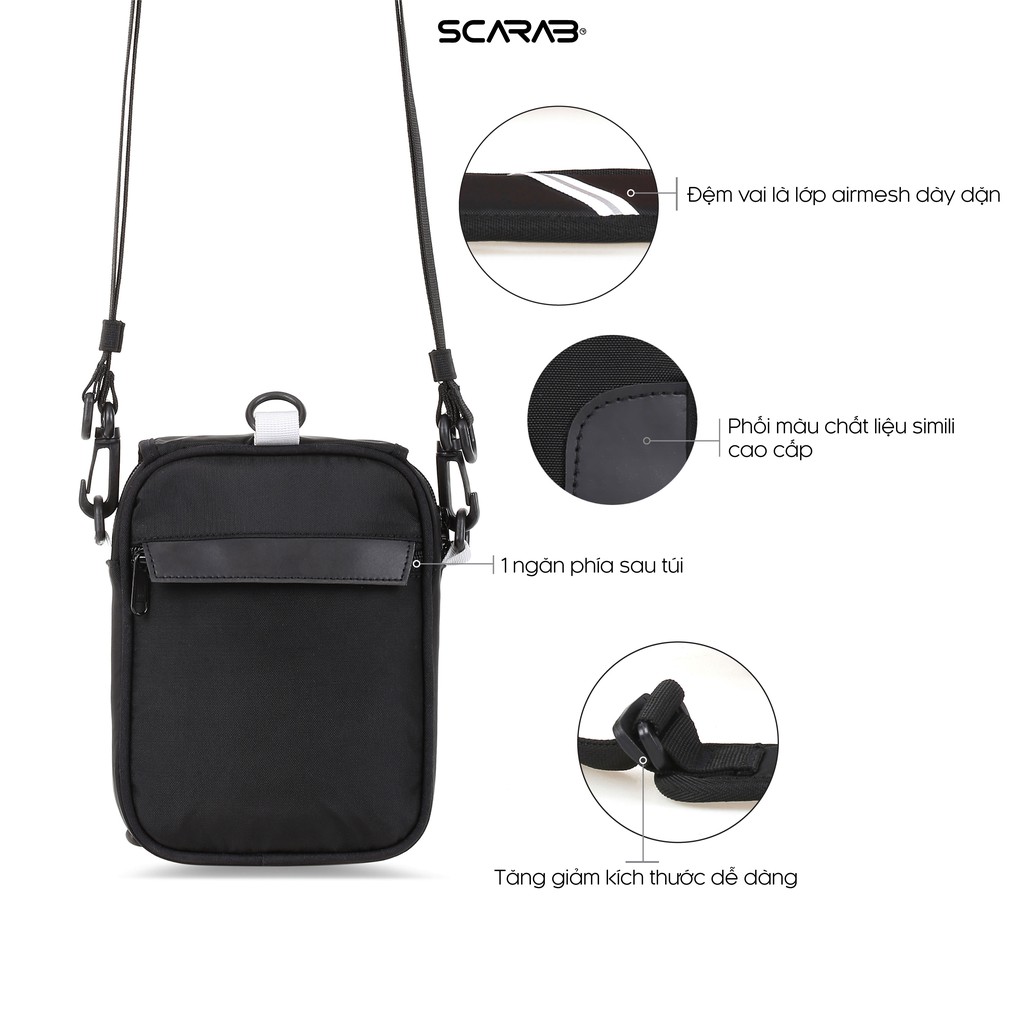 Túi Đeo Chéo Nhỏ Gọn Phản Quang SCARAB - SOLID™ Pouch Bag Unisex Streetwear | BigBuy360 - bigbuy360.vn