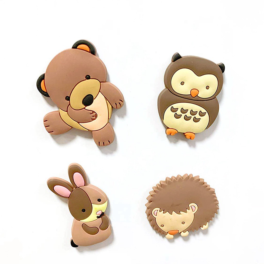 MXMIO Kids Message Sticker Home Board Stickers Fridge Magnets Animals Kitchen Refrigerator Cartoon Toddler Zoo Note Holder