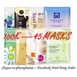 Set 50 masks Bioaqua bất kỳ