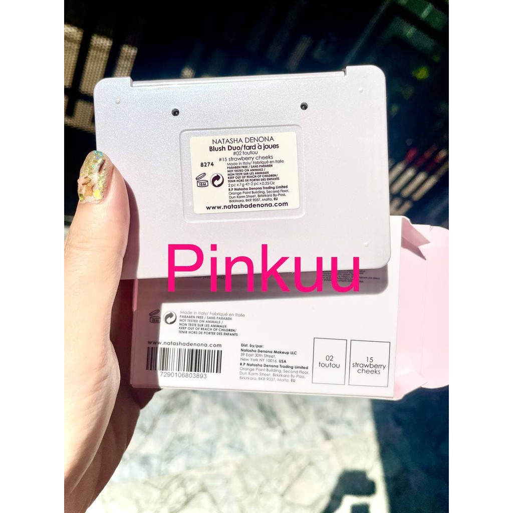 Natasha Denona Bảng phấn má Duo Blush 3 màu săn deal đủ bill us