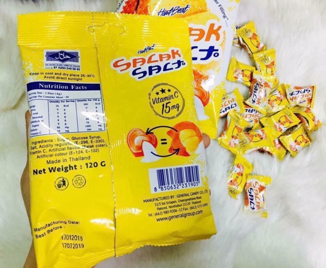 Kẹo mây muối thái lan