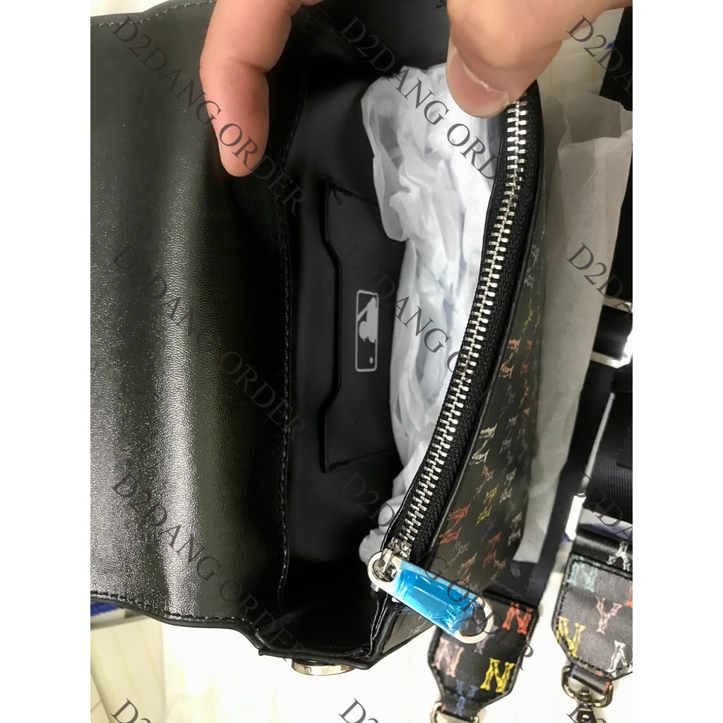 🔥 Túi MLB Đeo Chéo Họa Tiết Mono Cầu Vồng NY Cá Tính Unisex  🔥