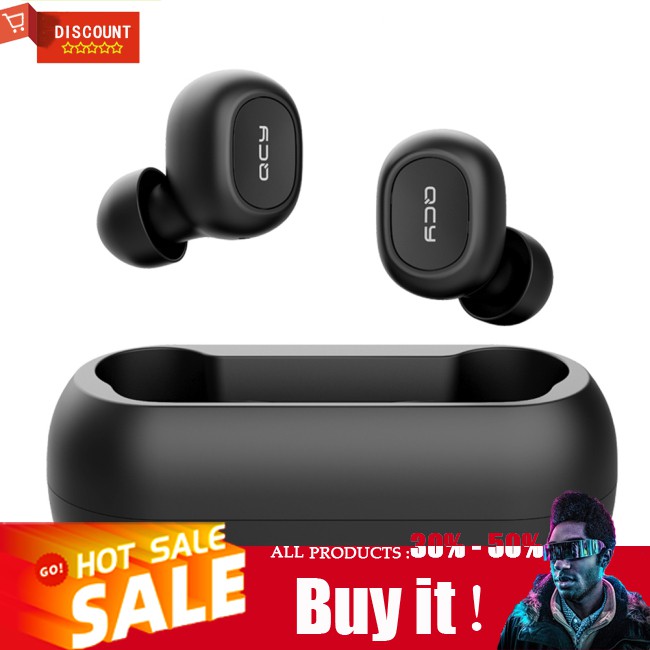 Tai Nghe Bluetooth 3d Qcy Qs1 Tws 5.0 Kèm Mic Thoại