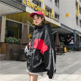 ÁO KHOÁC GIÓ NỮ FORM RỘNG CÁ TÍNH