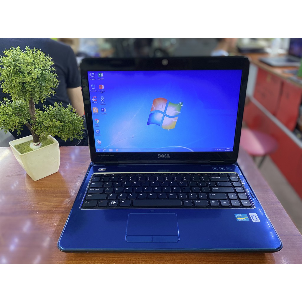 Laptop cũ Dell 4110 màu XANH cực đẹp - Core i5 RAM 4GB HDD 500GB - màn hình 14 inch