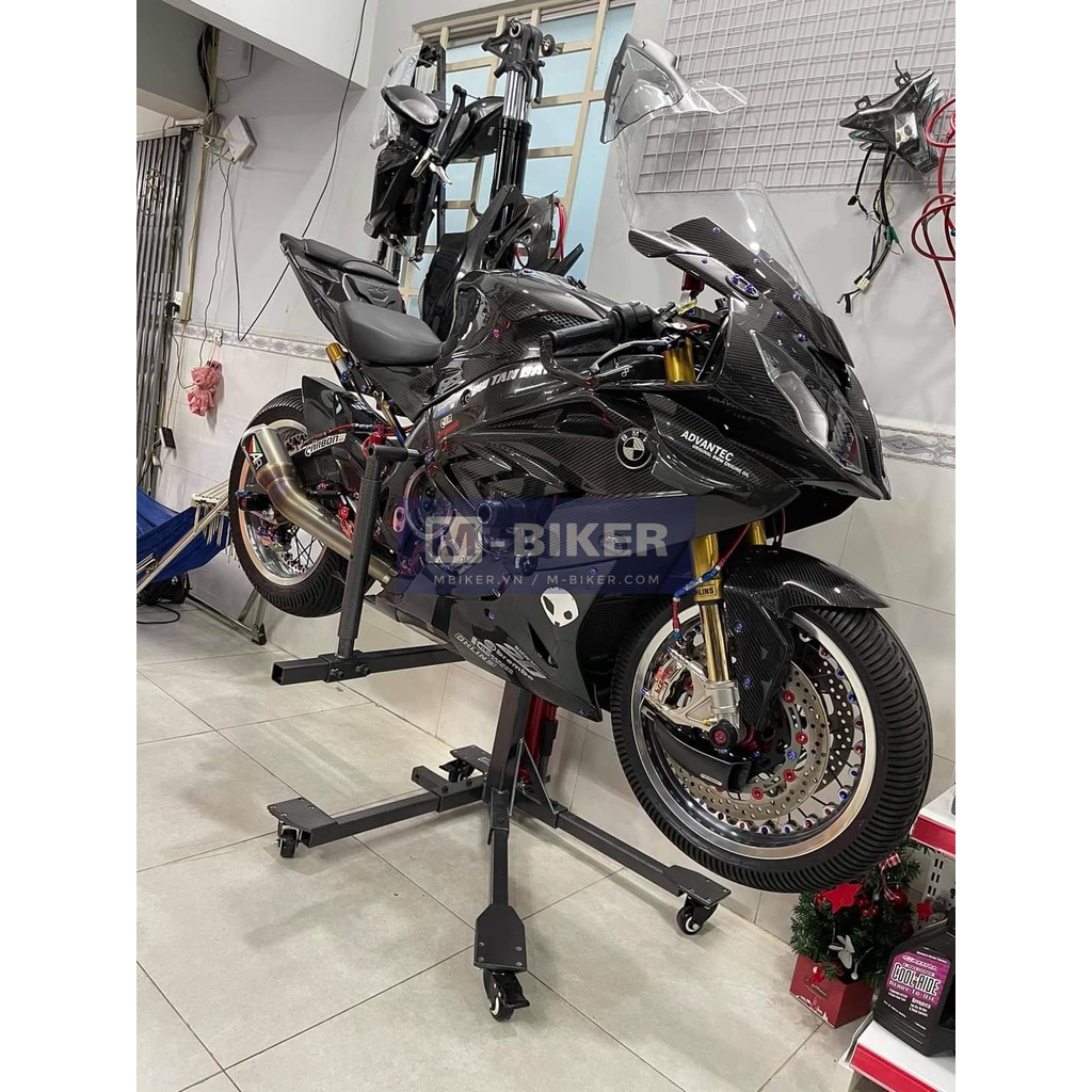 Ben nâng xe pkl thủy lực di chuyển motor naked và sport Mbiker MB107 - Hàng Chính Hãng