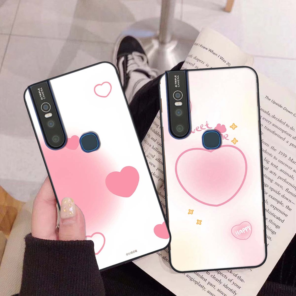 Ốp Vivo V15 / V15 Pro in hình trái tim, caro kẹo ngọt đầy cá tính siêu đẹp siêu chất