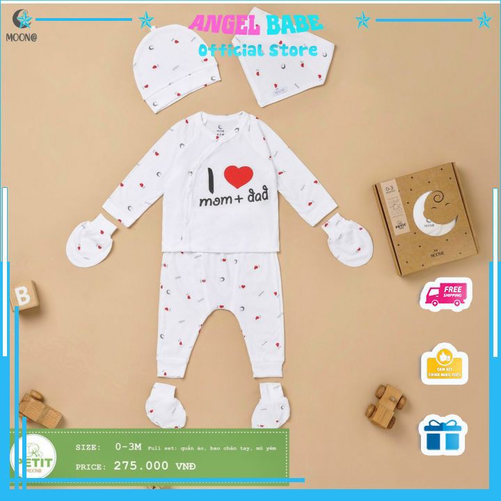 Combo sơ sinh 6 món Moon