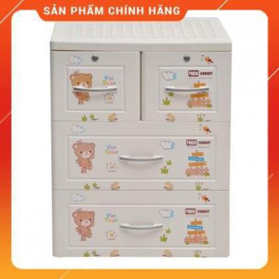 Tủ nhựa SONG LONG 3 tầng | 4 tầng | 5 tầng, Tủ đựng quần áo tiện dụng, Hàng chính hãng