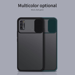【Spot】Ốp lưng nhám trong suốt có nắp trượt che camera cho OPPO Realme 5 5i 5S 5 Pro 6 6S 6 pro 7 7pro 7i