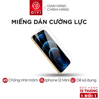 Miếng Dán Điện Thoại Phim Lụa Bảo Vệ Màn Hình iPhone 12 Mini DIVI P64511 Chống Trầy Chống Va Đập – Hàng Chính Hãng