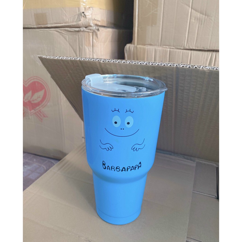 Ly giữ nhiệt thái lan 900ml full phụ kiện  túi và ống hút. bình giữ nhiệt nhiều mẫu