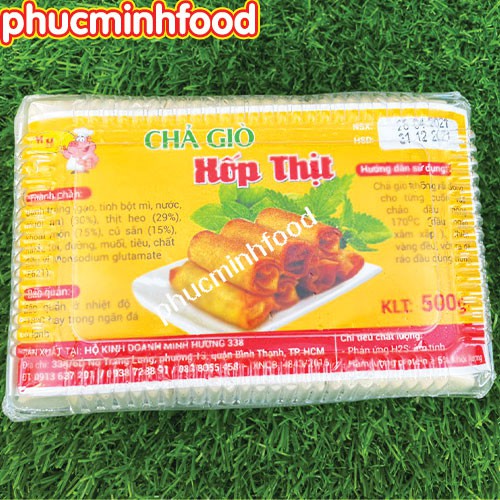 Chả Giò Đặc Biệt Nhân Thịt - Hộp 500gram
