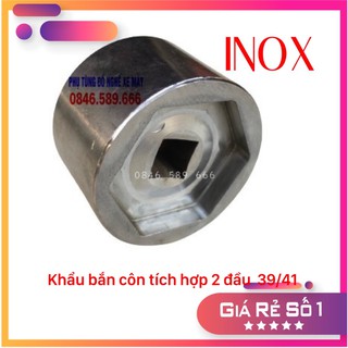 Khẩu bắn côn inox tích hợp 2 đầu 39/41