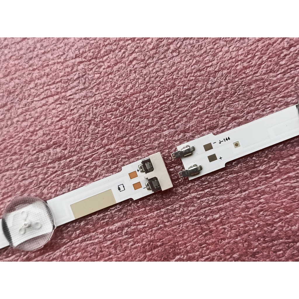 LED TIVI SAMSUNG 49J5200 49J5250 50J5200 MỚI 100% , BỘ 8 KHÚC NỐI THÀNH 4 THANH, MỖI KHÚC 5 BÓNG 3V DÀI 49cm 5-5J52-50