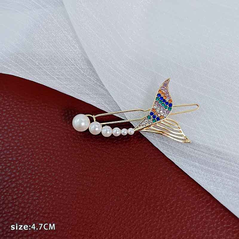 Bộ Kẹp Tóc Đính Ngọc Trai Thời Trang Hàn Quốc Dành Cho Nữ